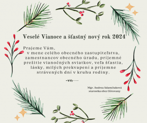 Veselé Vianoce a šťastný nový rok 2024 1